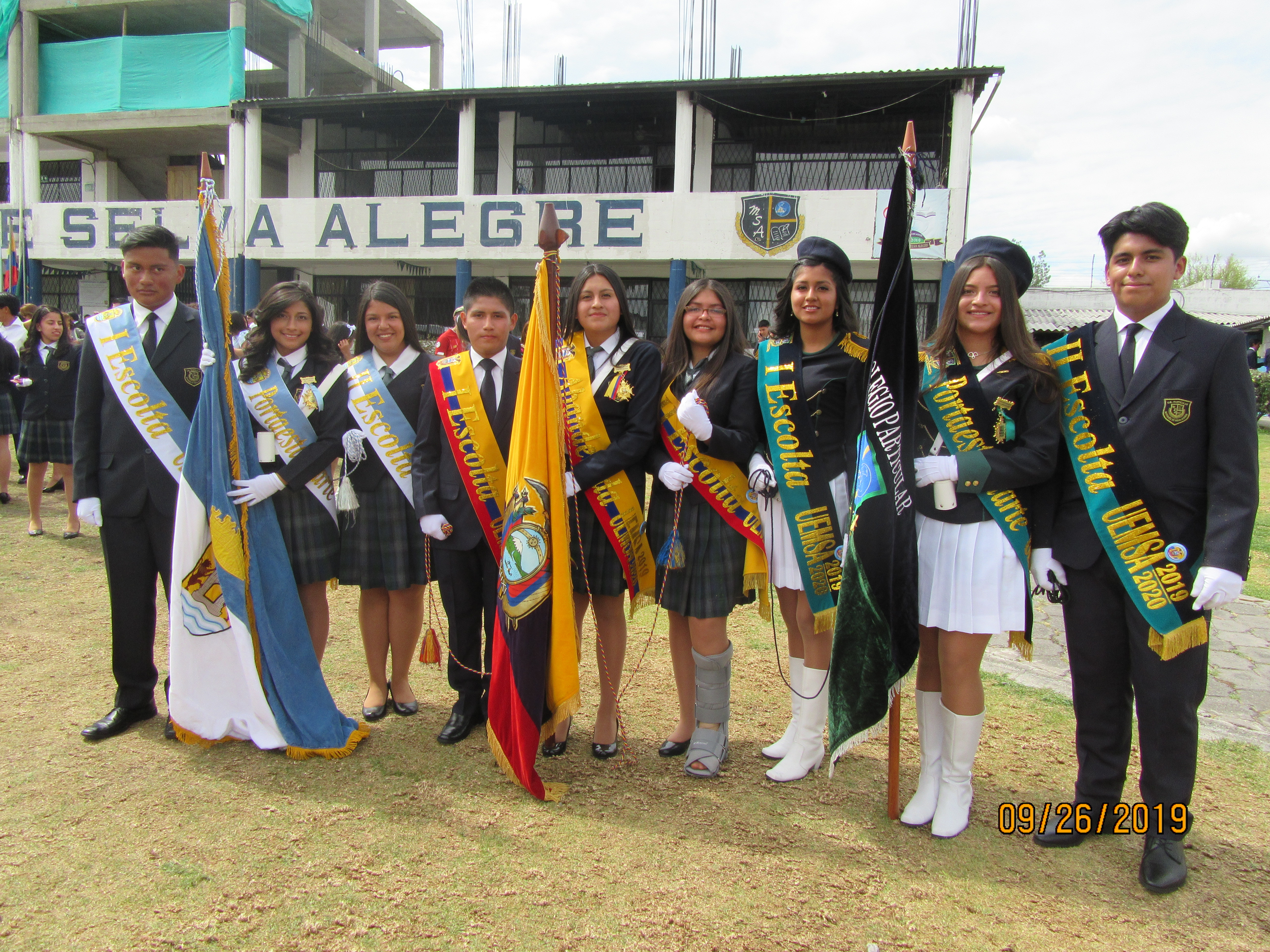 Estudiantes del Cuadro de Honor, Año lectivo 2019-2020
